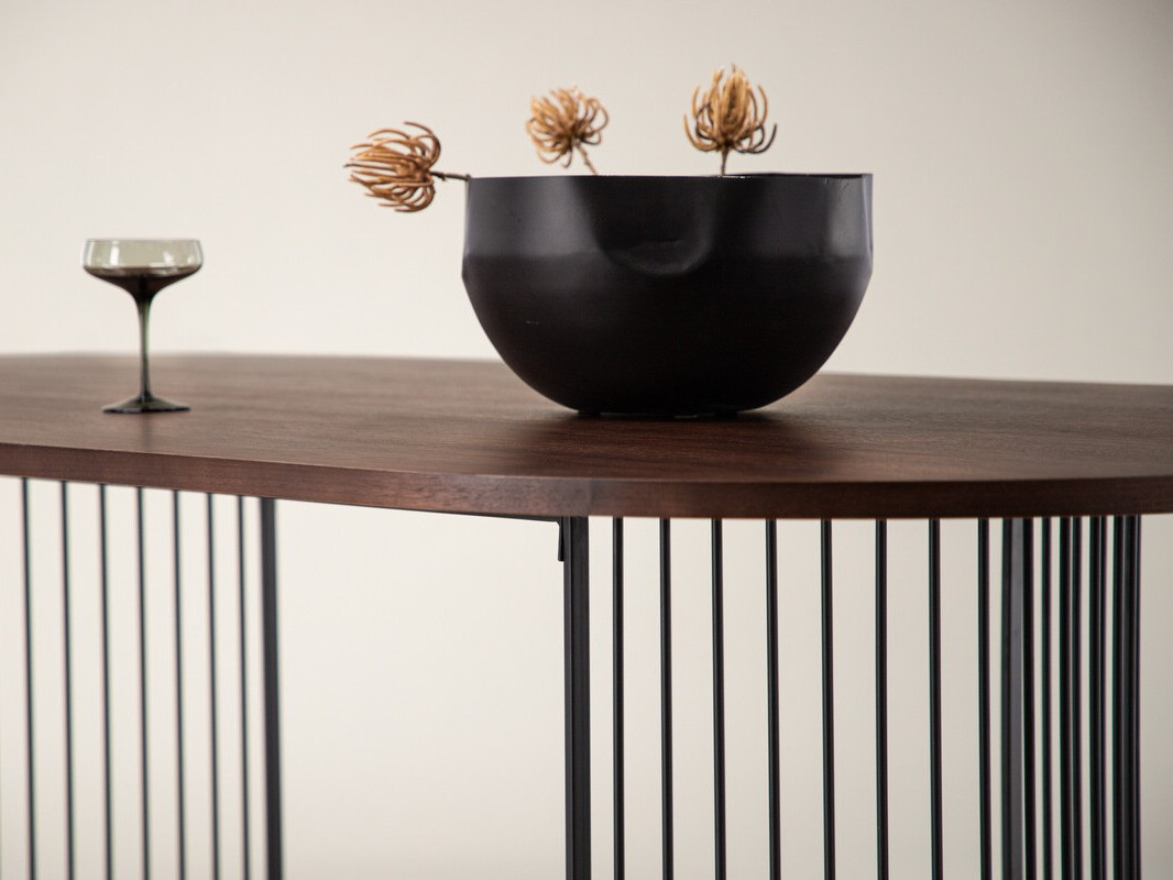 Table Dallas 3276 (Noix + Noir)