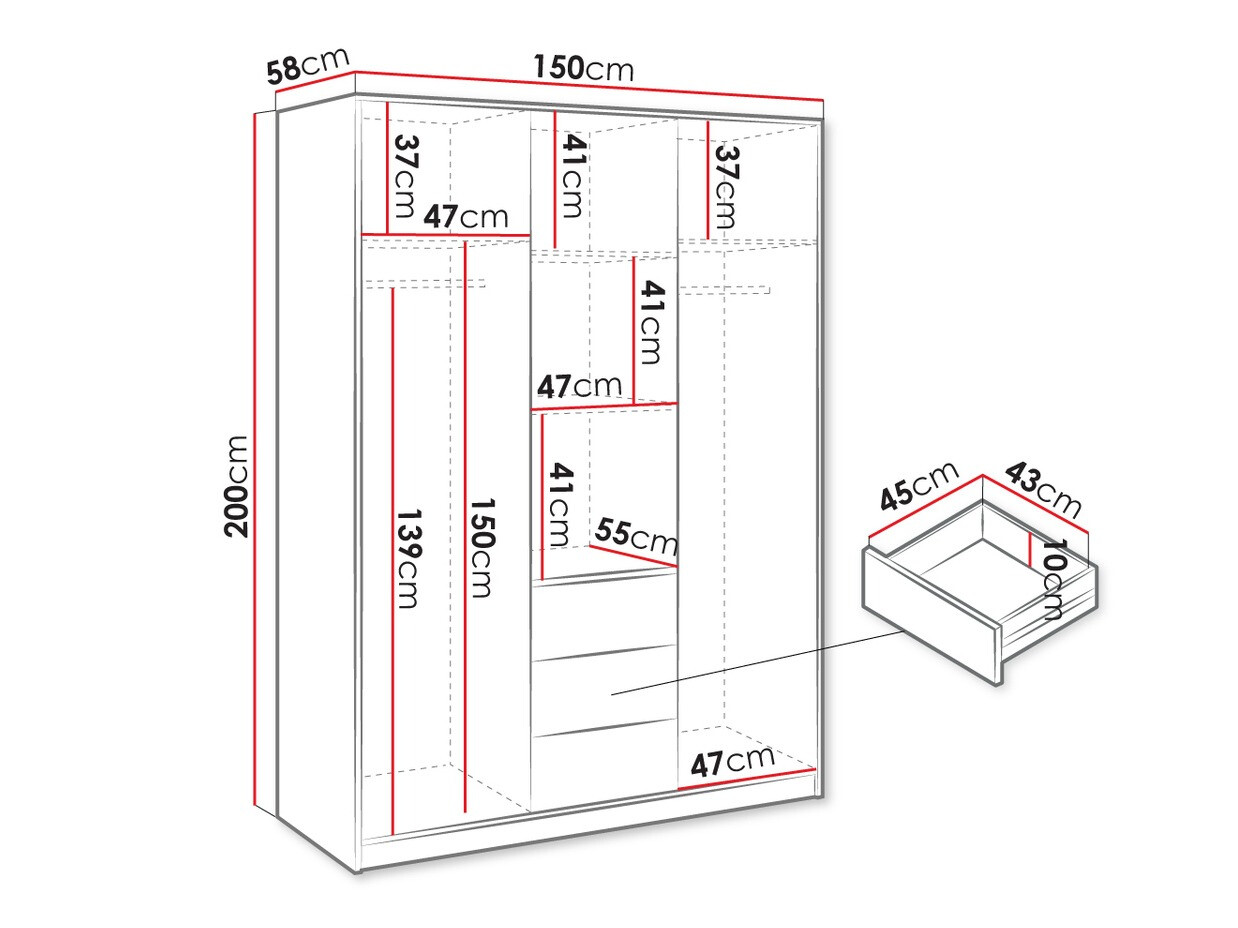 Armoire Collis IV (Blanc)