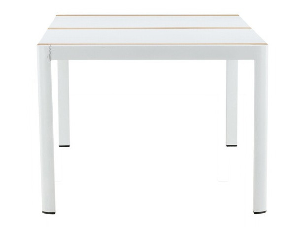Table de jardin Dallas 2834 (Blanc + Marron)