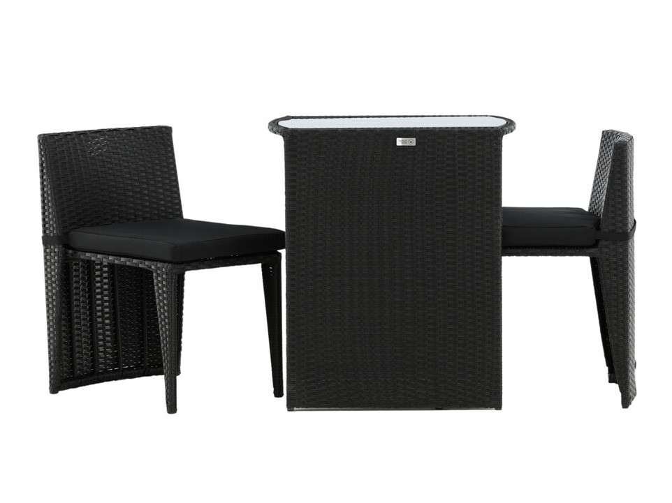 Ensemble de balcon Dallas 3458 (Noir)