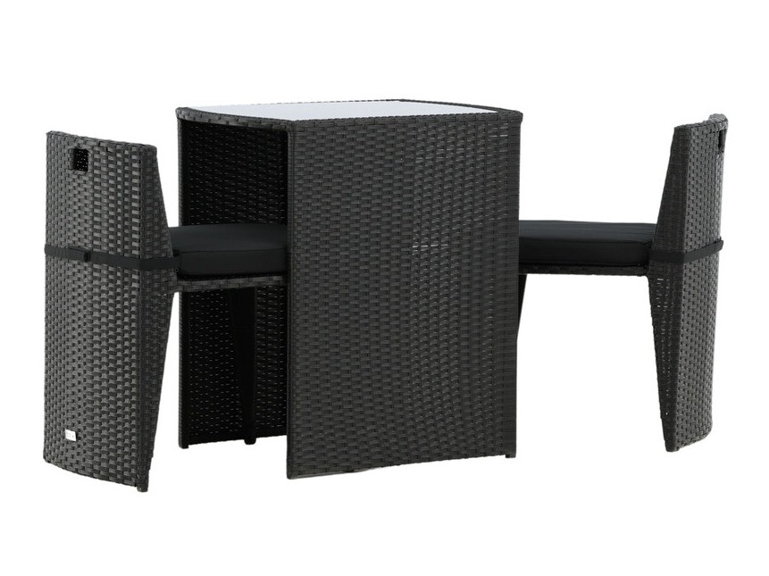 Ensemble de balcon Dallas 3458 (Noir)