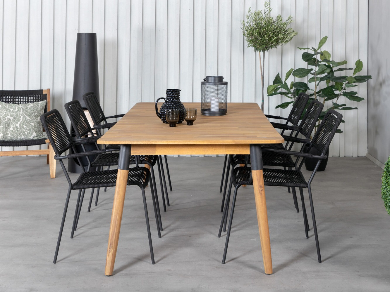 Ensemble table et chaises Dallas 2877