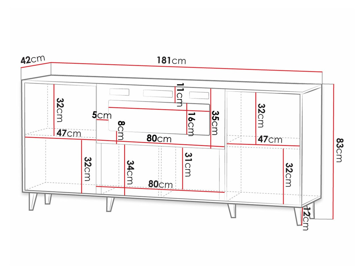 Buffet Comes I (Chêne wotan)