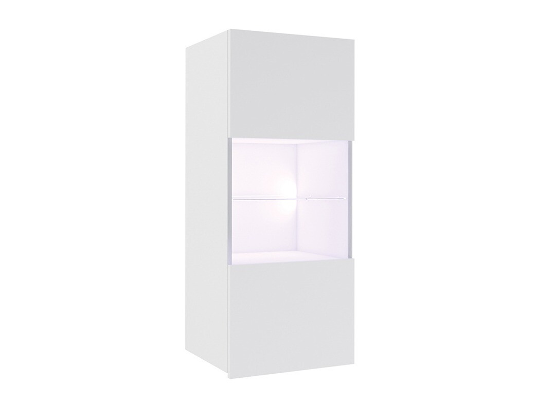Armoire murale Remus I (Blanc + Blanc brillant)