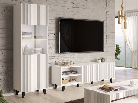 Ensemble de salon Levmari 110 (Blanc)