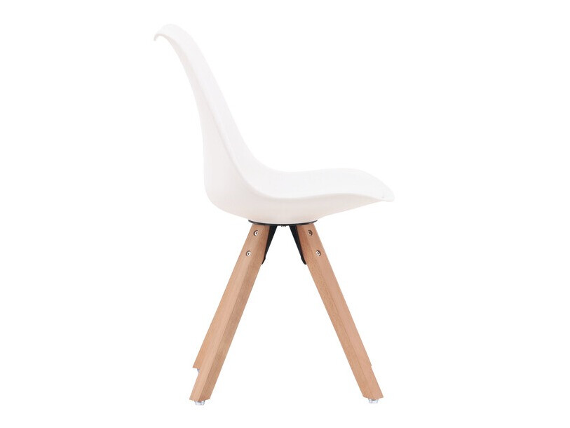 Chaise Dallas 3478 (Blanc + Clair bois)