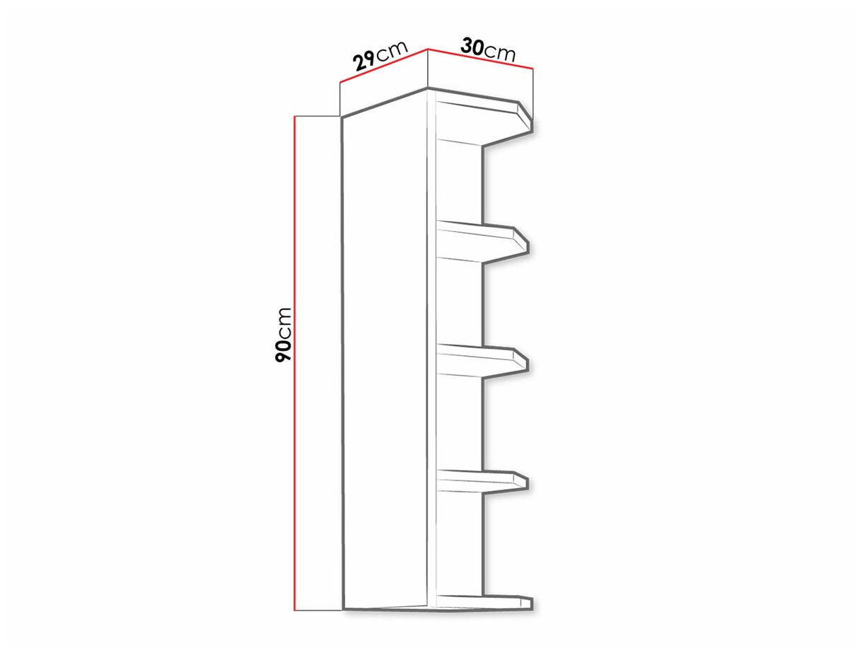 Étagère murale Retro White 125