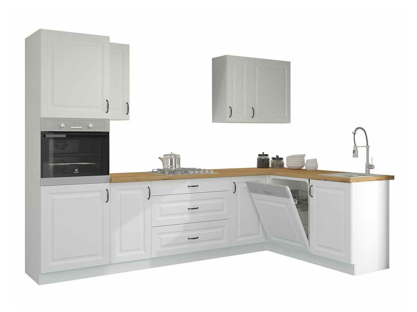Cuisine complète modulaire Retro White 148