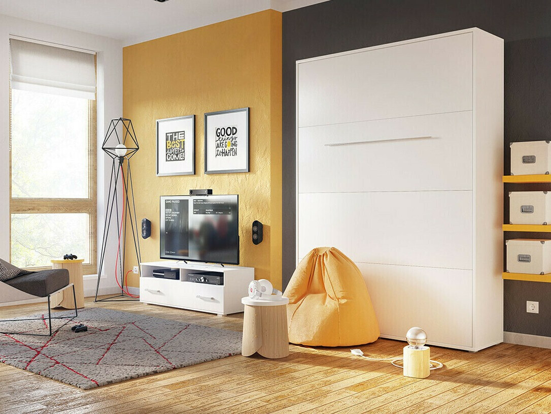 Lit escamotable Concept Pro Lenart III (Blanc)