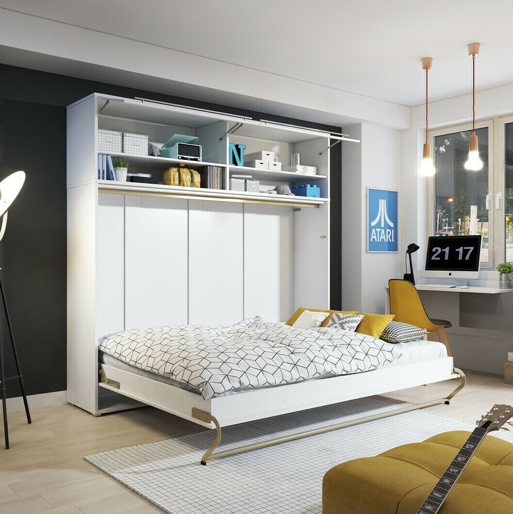 Lit escamotable Concept Pro Lenart IV (Blanc)