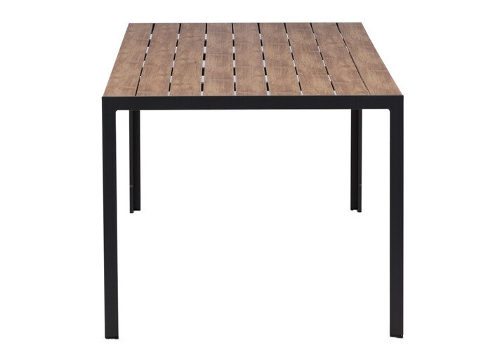 Table de jardin Dallas 3890 (Noir + Marron)