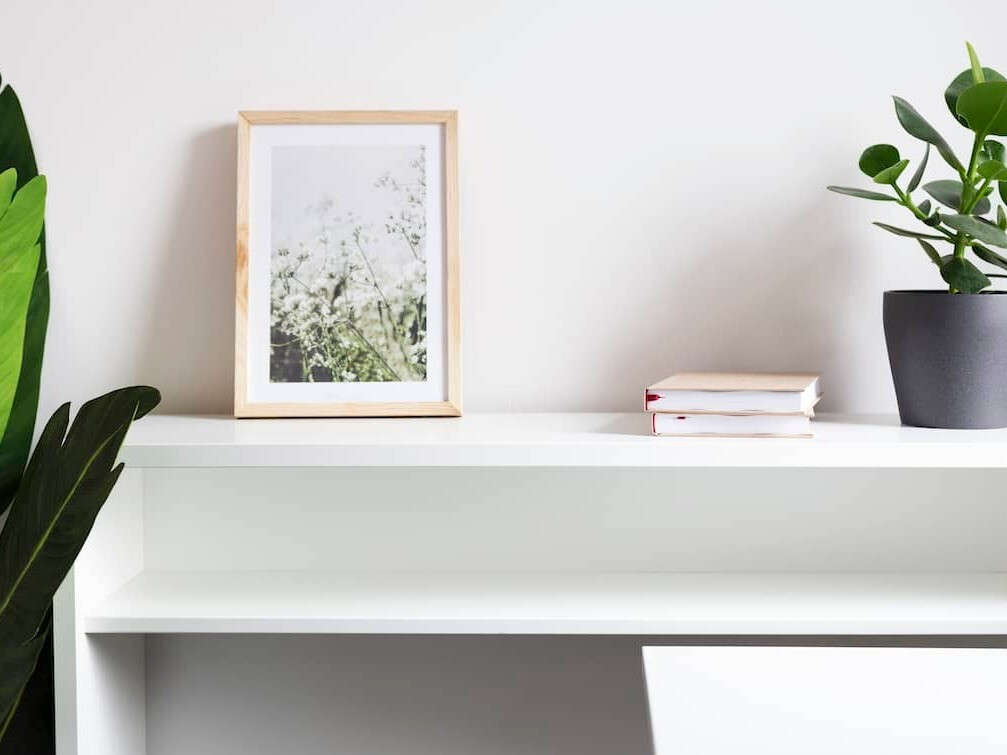 Bureau d'angle Concept Pro Lenart (Blanc)
