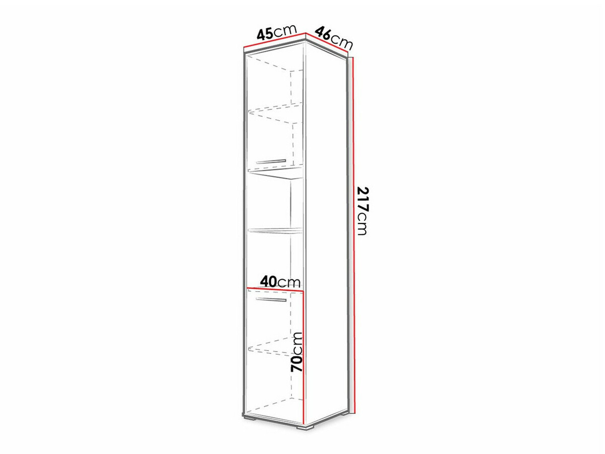 Étagère Concept Pro Lenart I (Blanc)