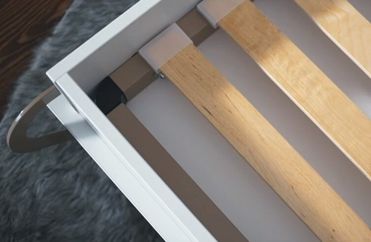 Lit escamotable Concept Pro Lenart IV (Blanc)