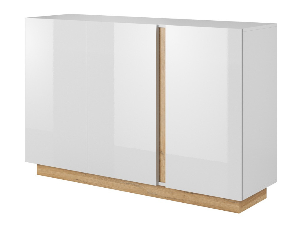 Buffet Novbela 106 (Blanc + Blanc brillant + Grandson chêne)