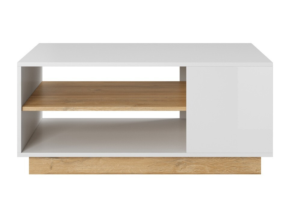 Table basse Novbela 109 (Blanc + Grandson chêne)