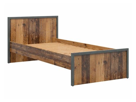 Lit Belsera 104 (Marron + Matera gris)