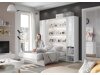 Lit escamotable Concept Pro Lenart Levfere 102 (Blanc + Blanc brillant)