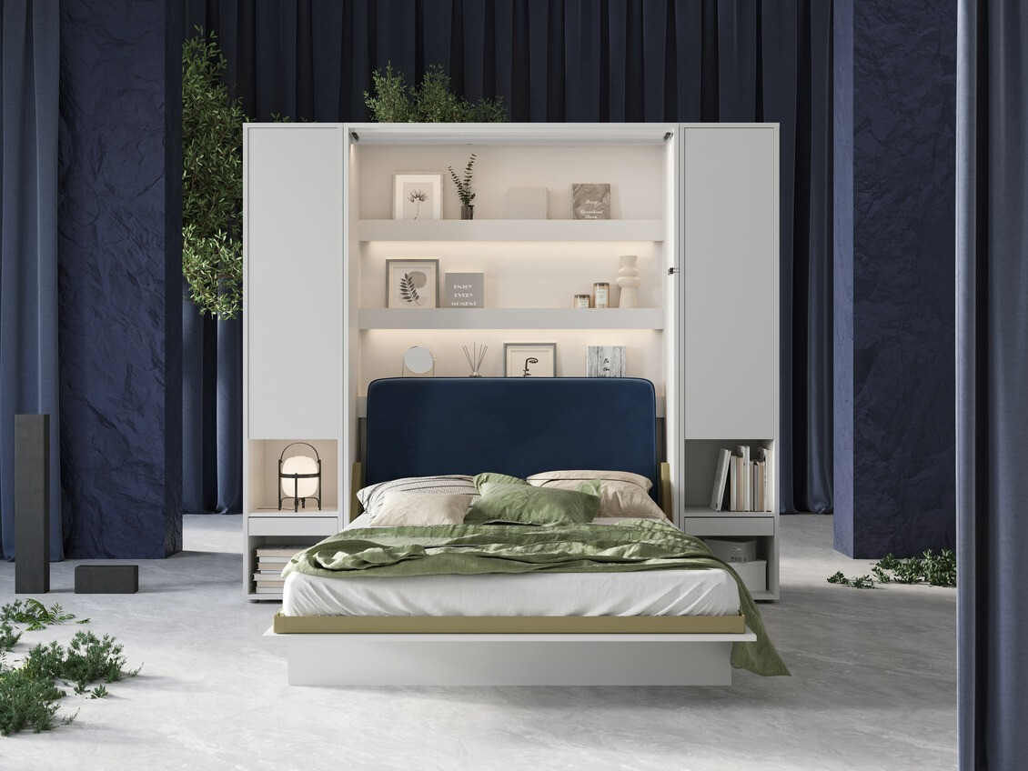 Lit escamotable Concept Pro Lenart Levfere 102 (Blanc)