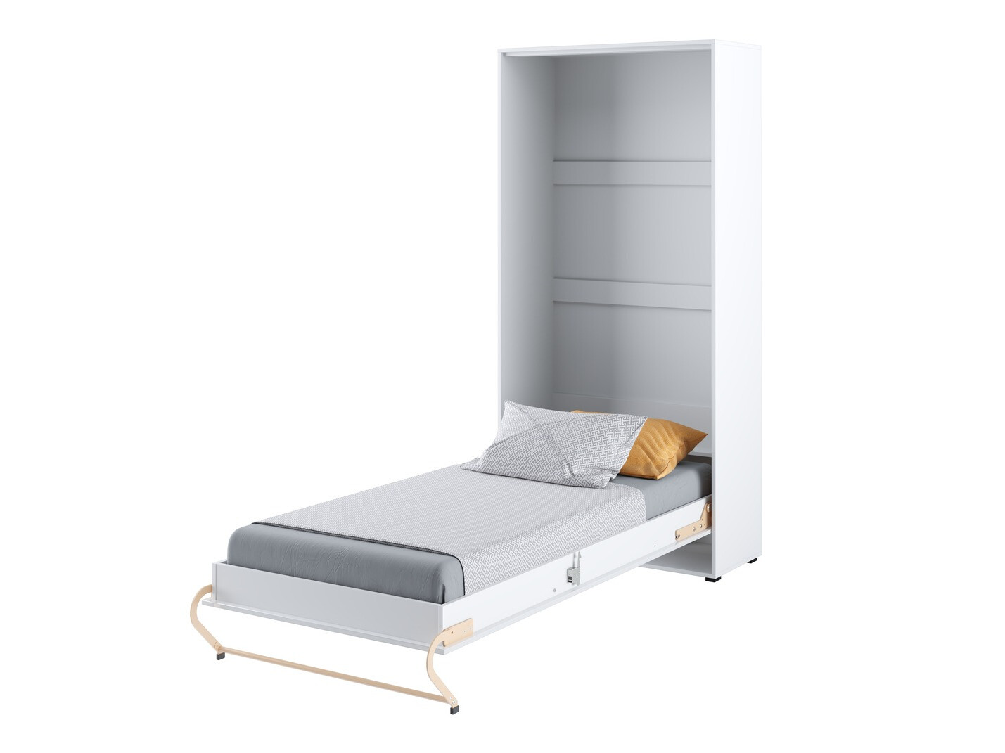 Ensemble de meubles Concept Pro Lenart XI (Blanc brillant + Blanc)