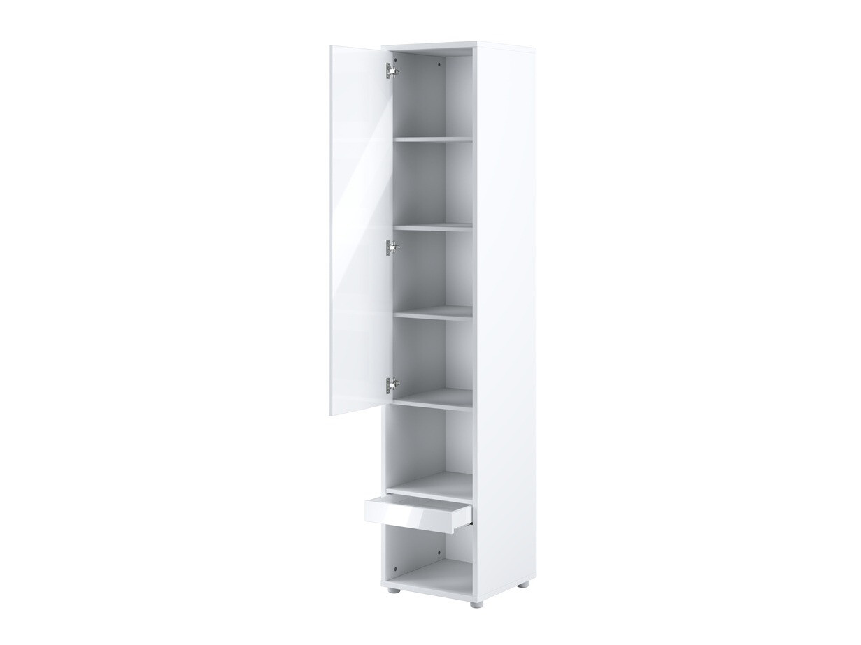 Ensemble de meubles Concept Pro Lenart XI (Blanc brillant + Blanc)