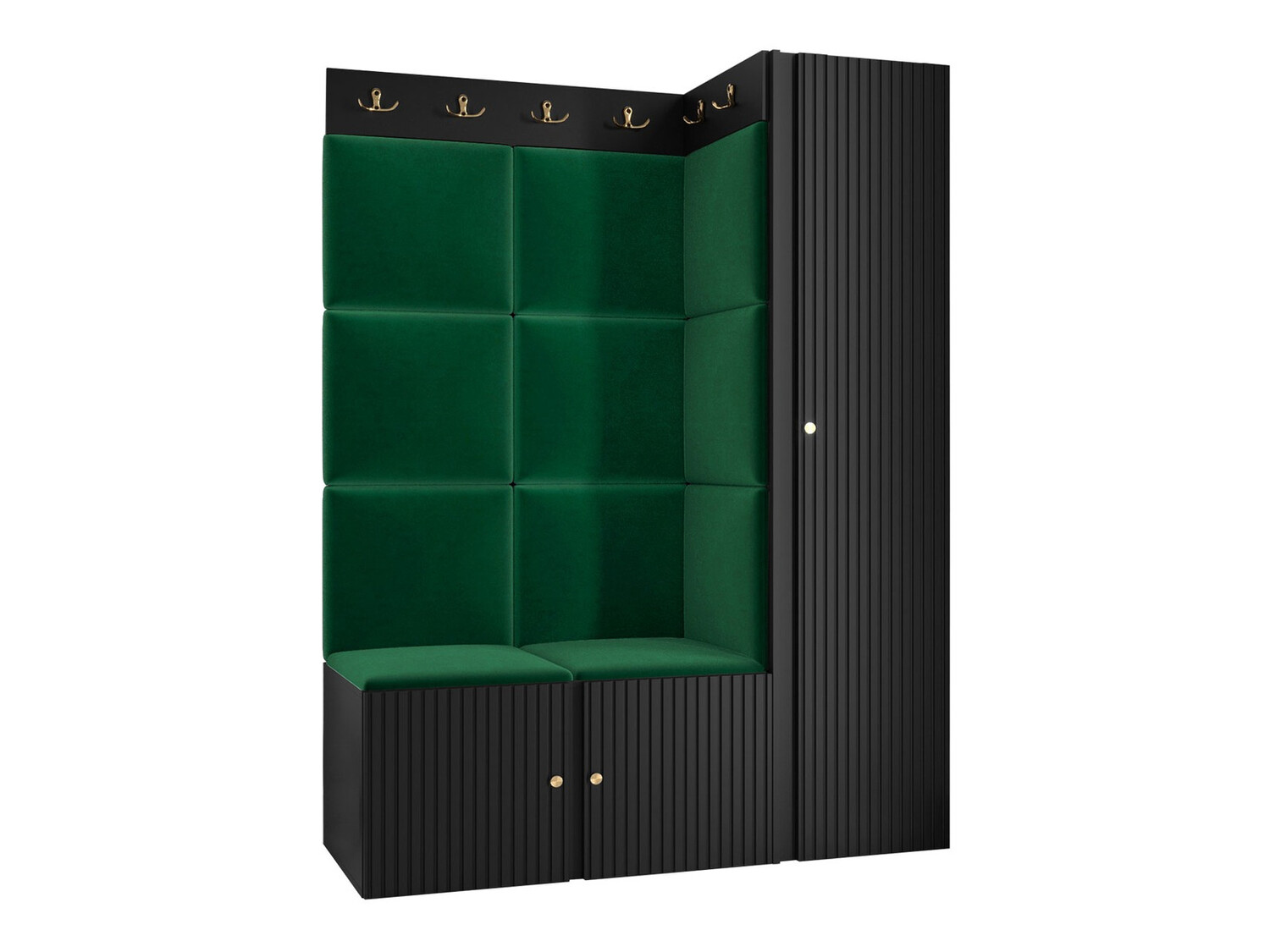 Meuble d'entrée Hartford 385 (Noir)