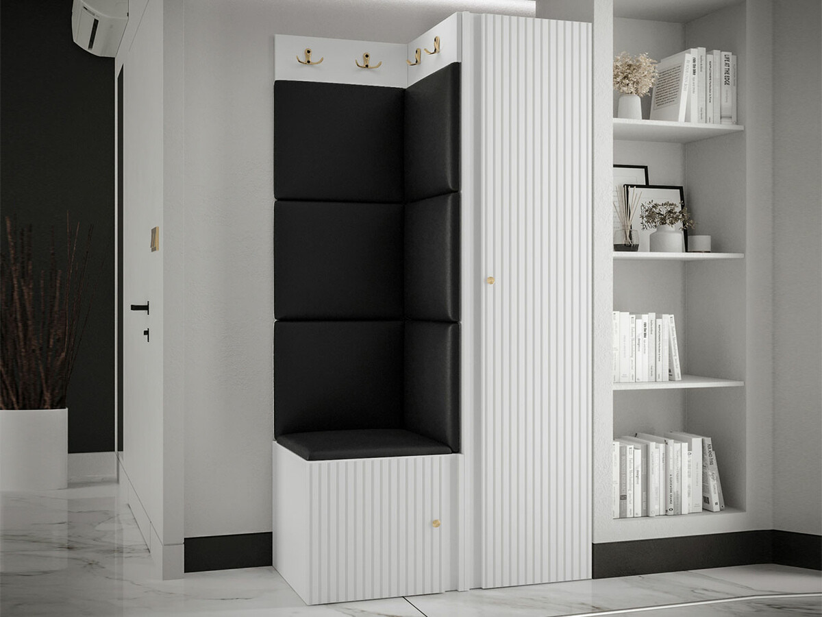 Meuble d'entrée Hartford 390 (Faux cuir Soft 011)