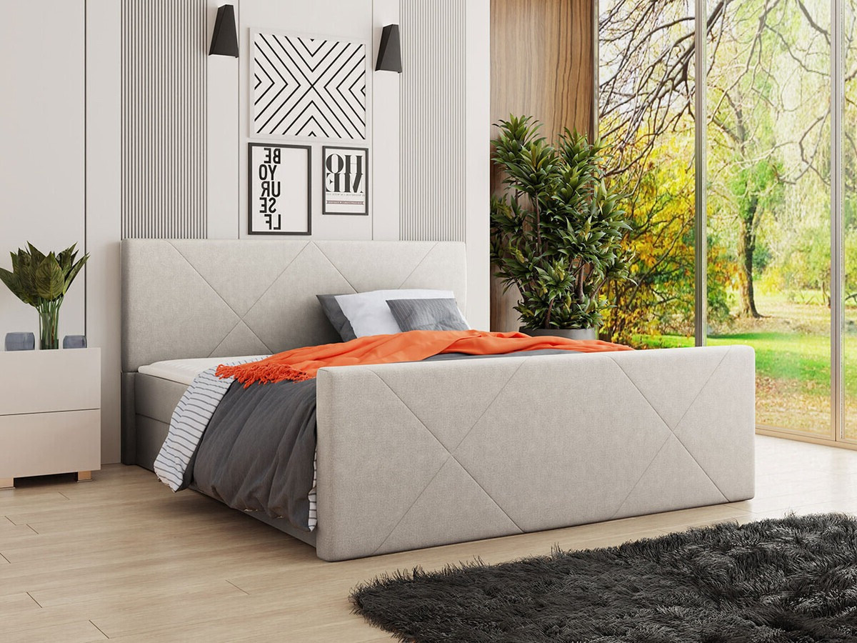 Lit boxspring Memphis 120 (Rico 01)