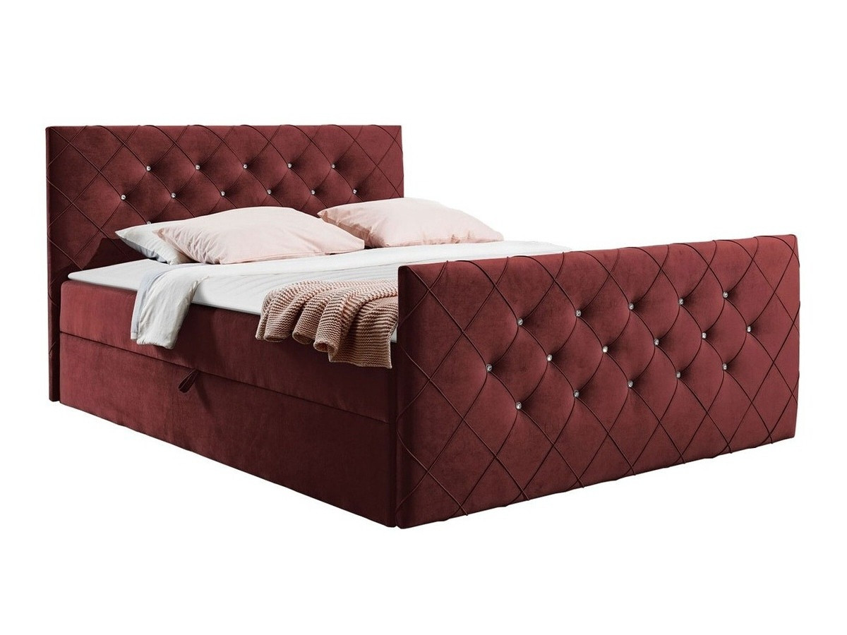 Lit continental Carmen (Amor Velvet 4306)