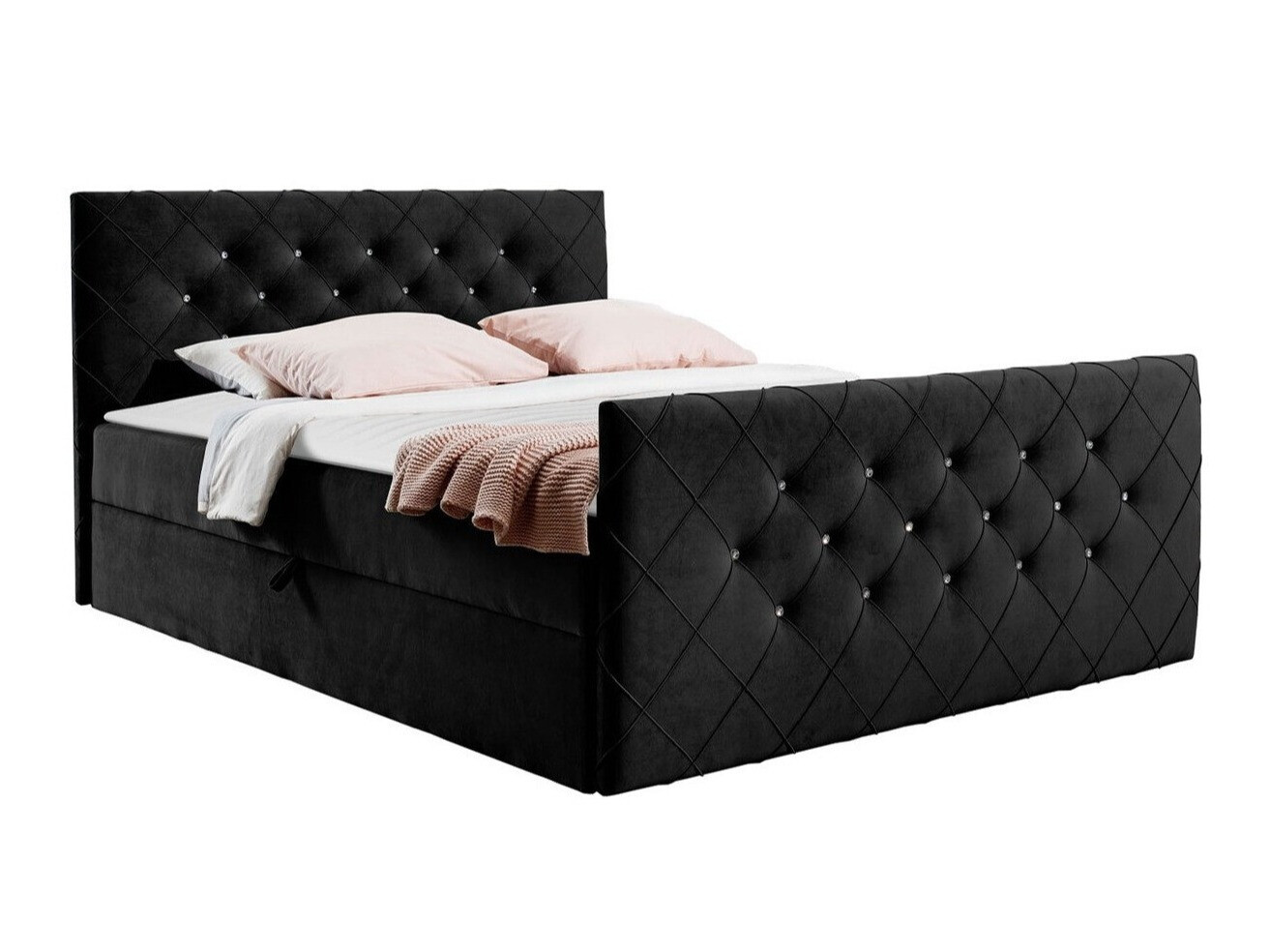 Lit continental Carmen (Amor Velvet 4322)