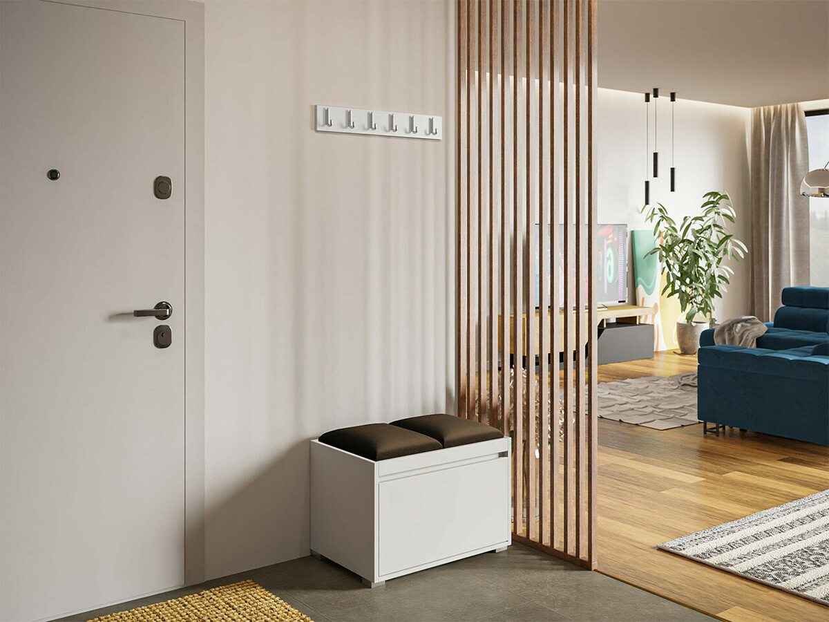 Meuble d'entrée Comfivo Pinus VI (Blanc + Manila 04)