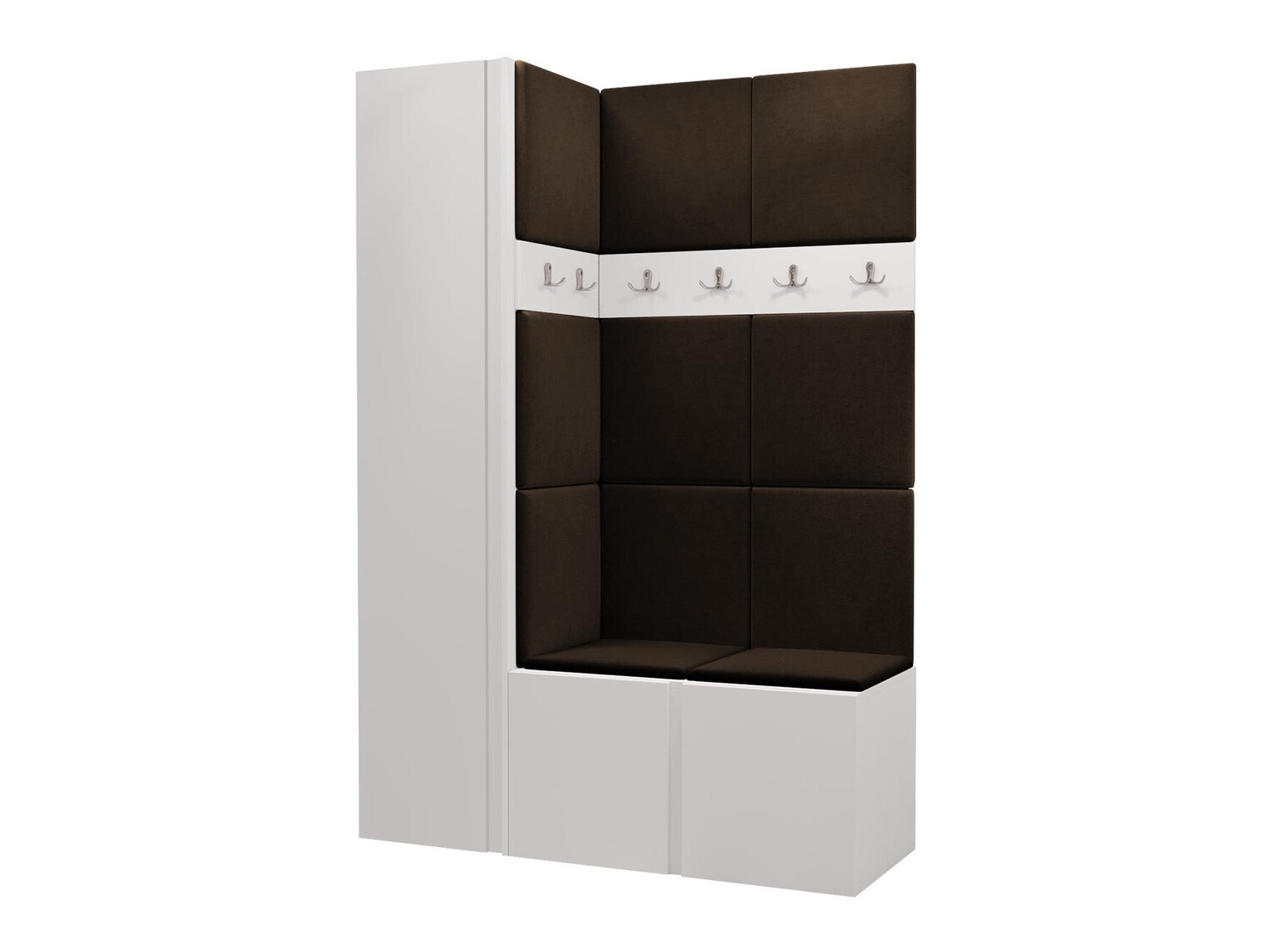 Meuble d'entrée Pinis IX (Blanc)