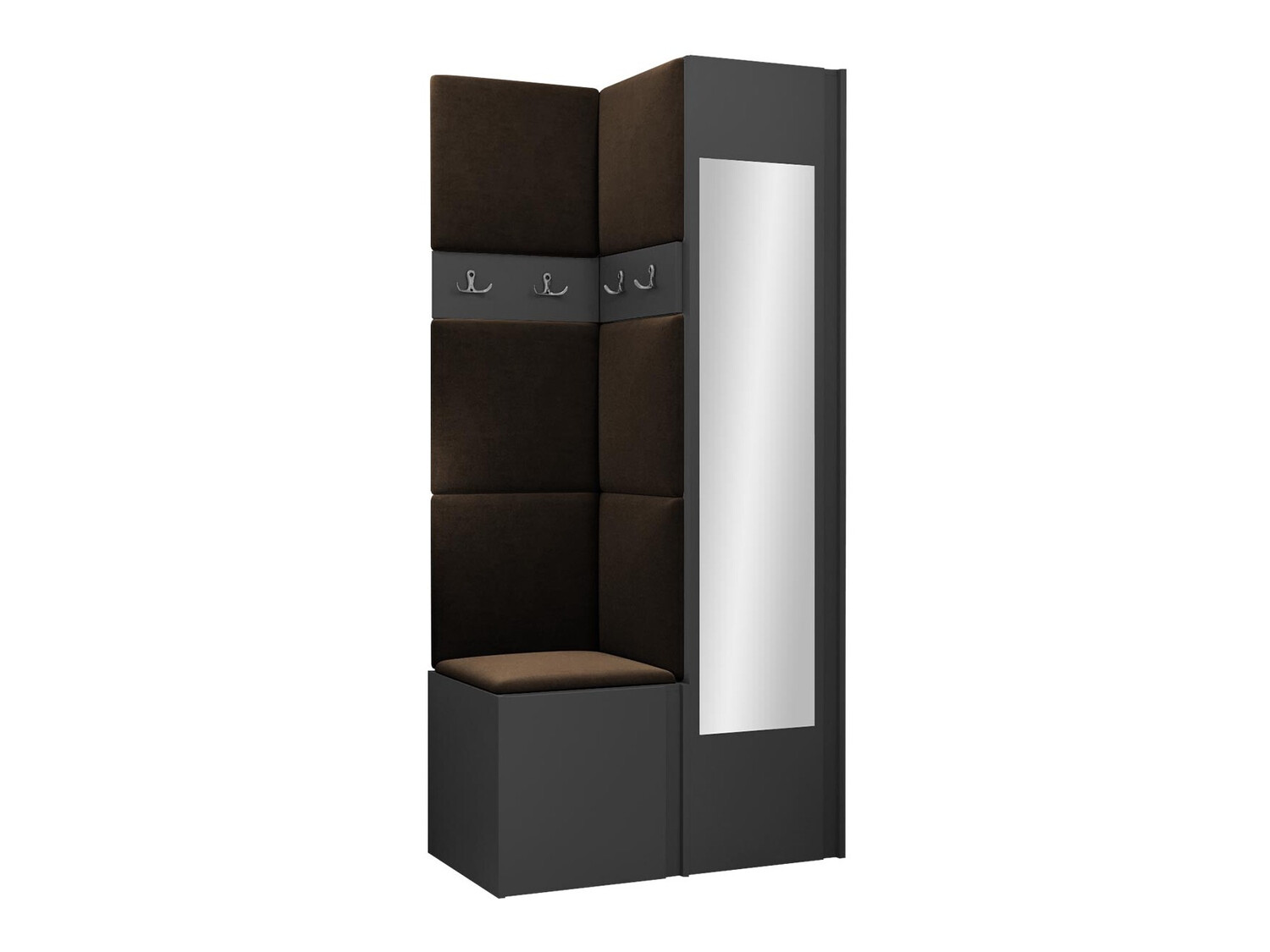 Meuble d'entrée Pinis XXV (Graphite)