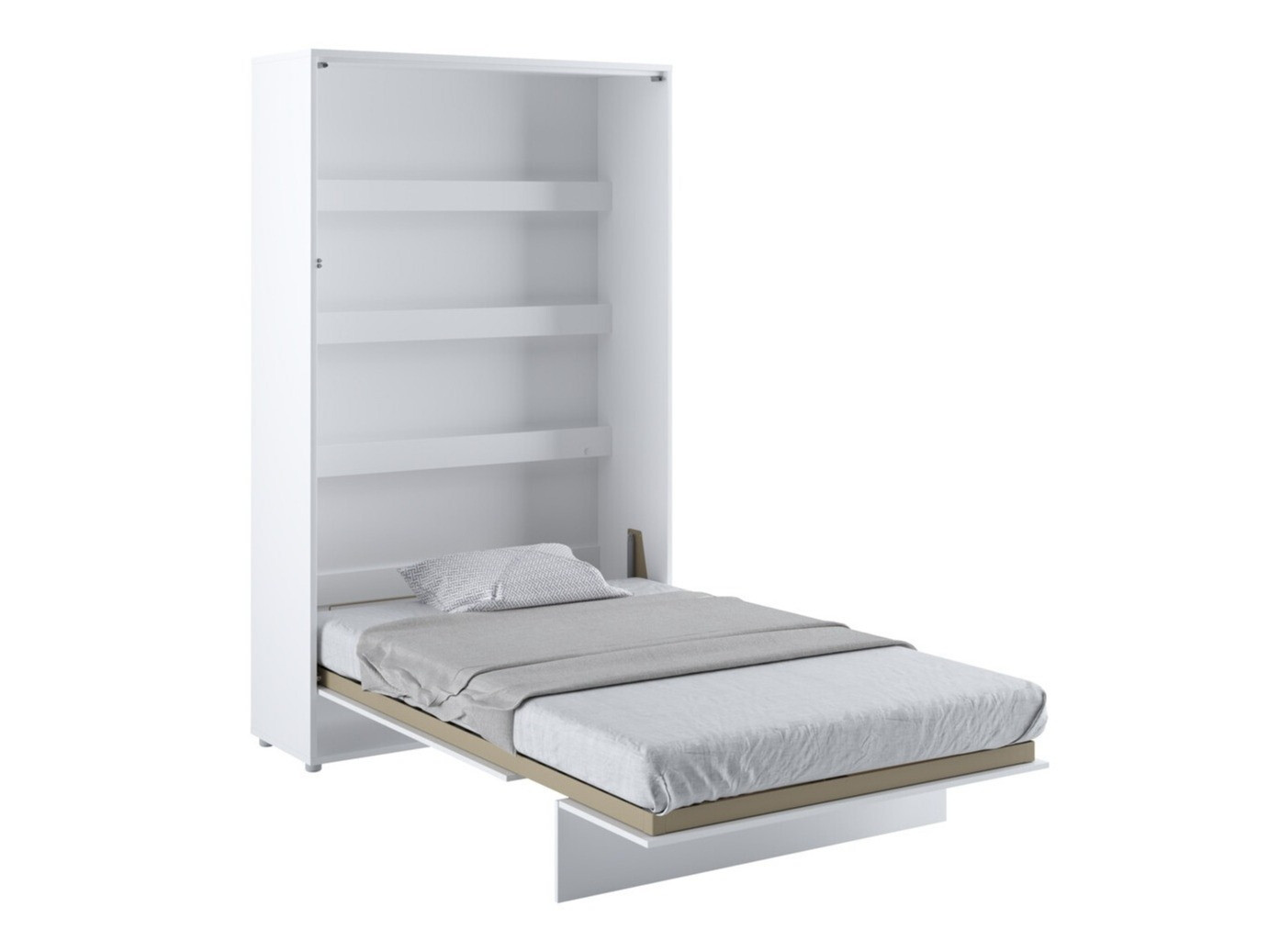 Lit escamotable Concept Pro Lenart (Blanc + Blanc brillant)