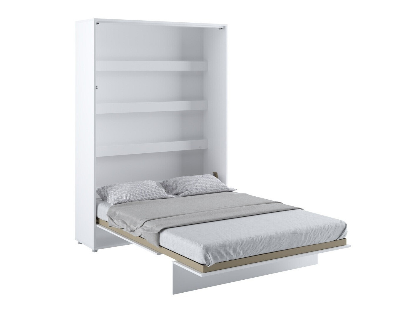 Lit escamotable Concept Pro Lenart (Blanc + Blanc brillant)