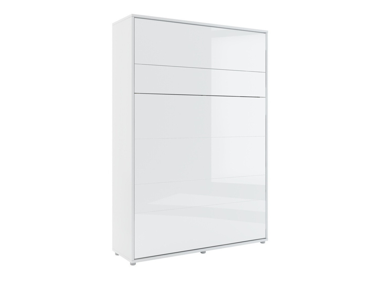 Lit escamotable Concept Pro Lenart (Blanc + Blanc brillant)