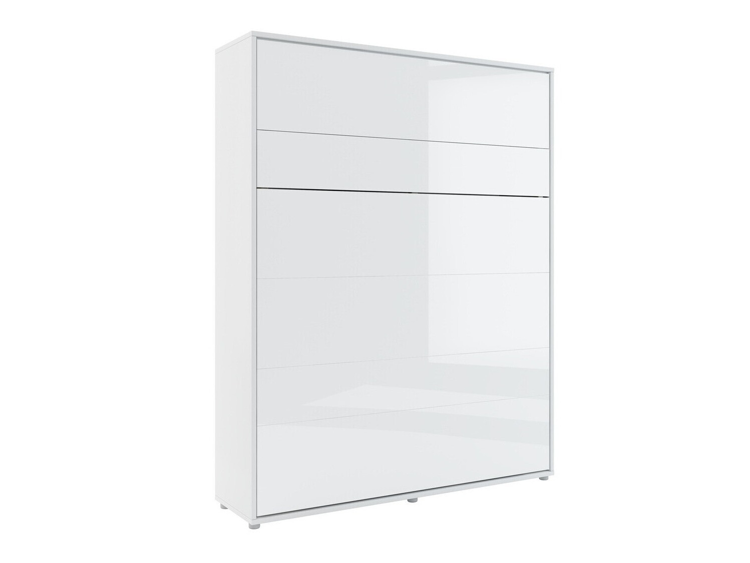 Lit escamotable Concept Pro Lenart (Blanc + Blanc brillant)