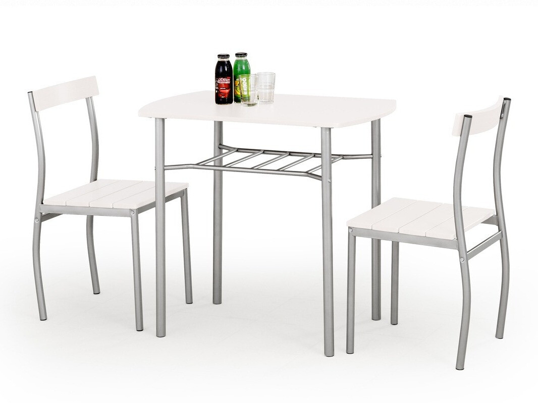 Salle à manger complète Houston 127 (Blanc)