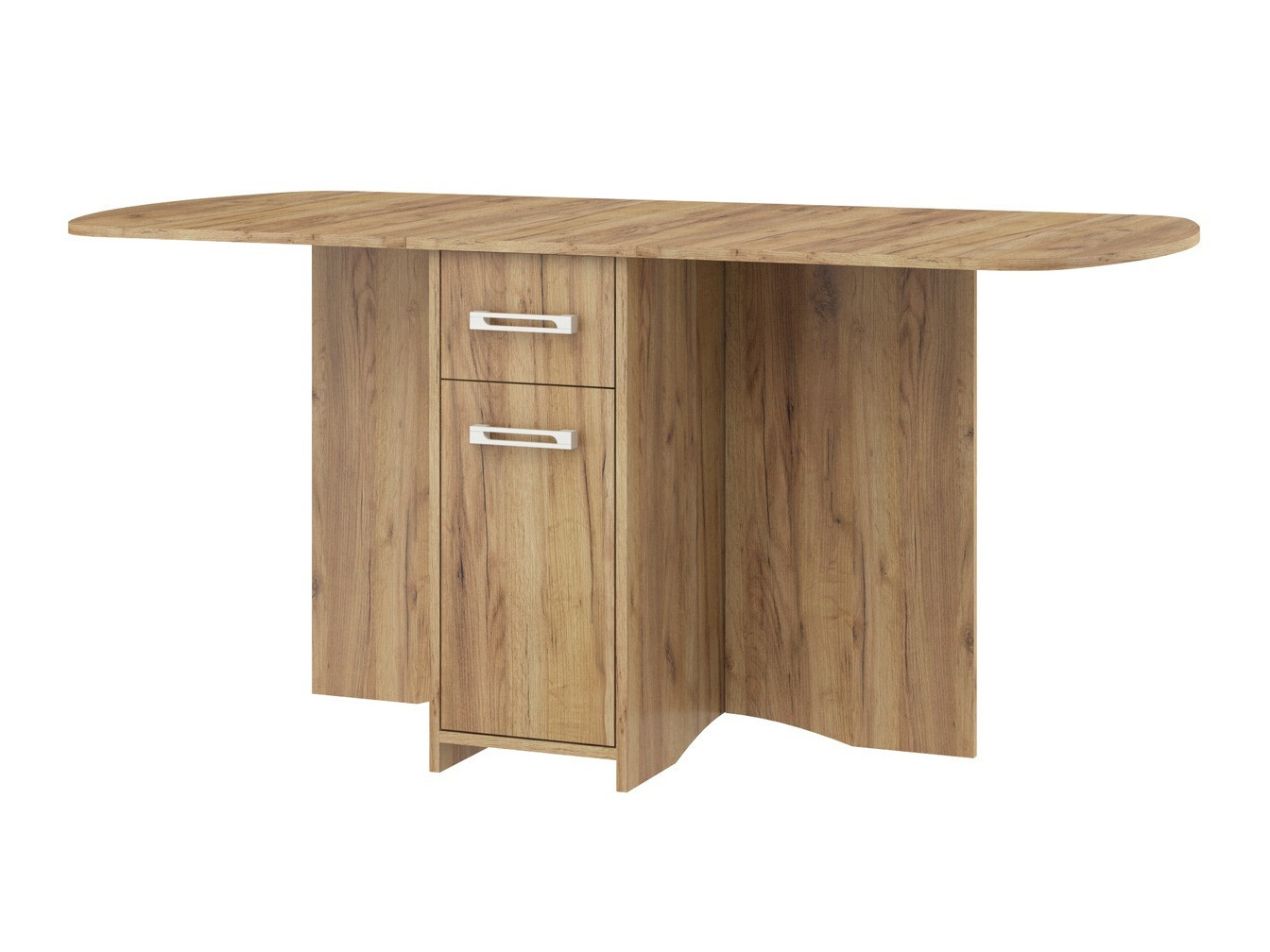 Table pliante Gilroy 105 (Chêne doré artisanal)