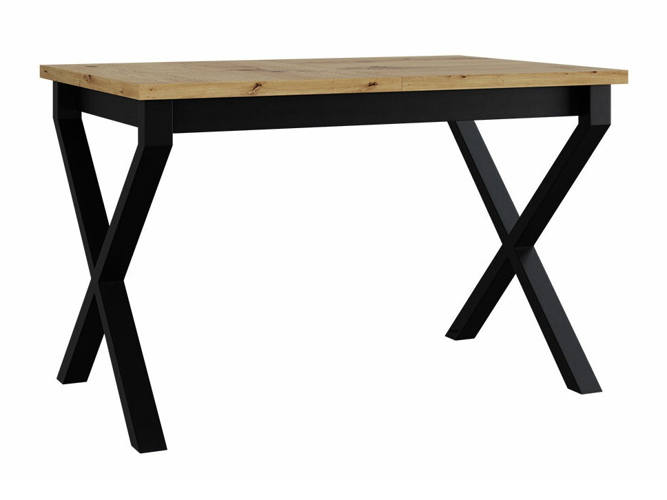 Table Victorville 300 (Chêne Artisan + Noir)