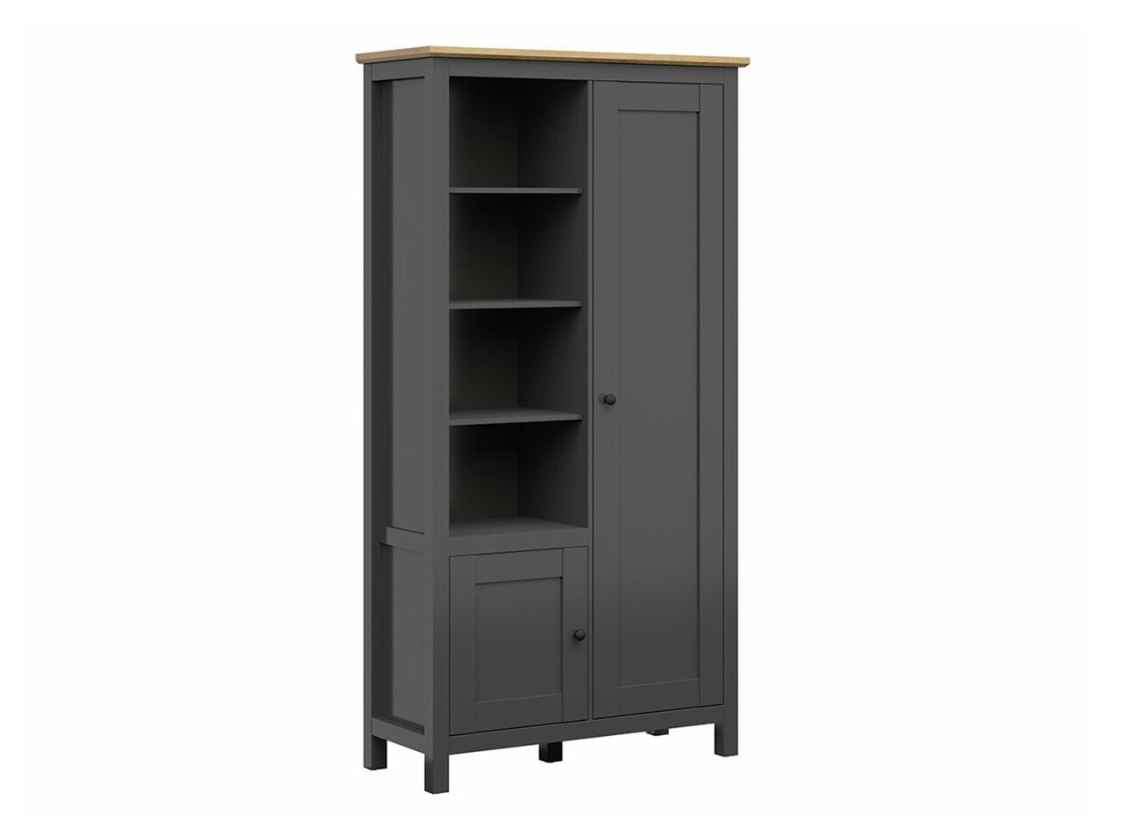 Armoire Sordoro 128 (Graphite + Chêne Artisan)