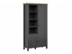Armoire Sordoro 128 (Graphite + Chêne Artisan)