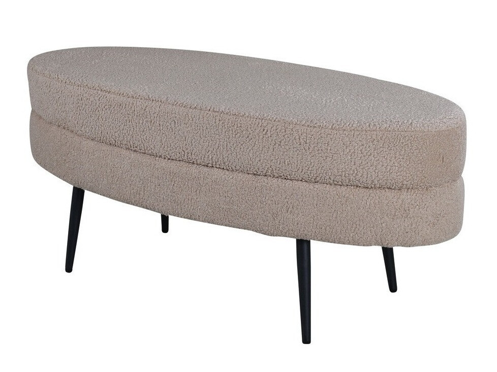 Banc rembourré Dallas 2920 (Beige + Noir)
