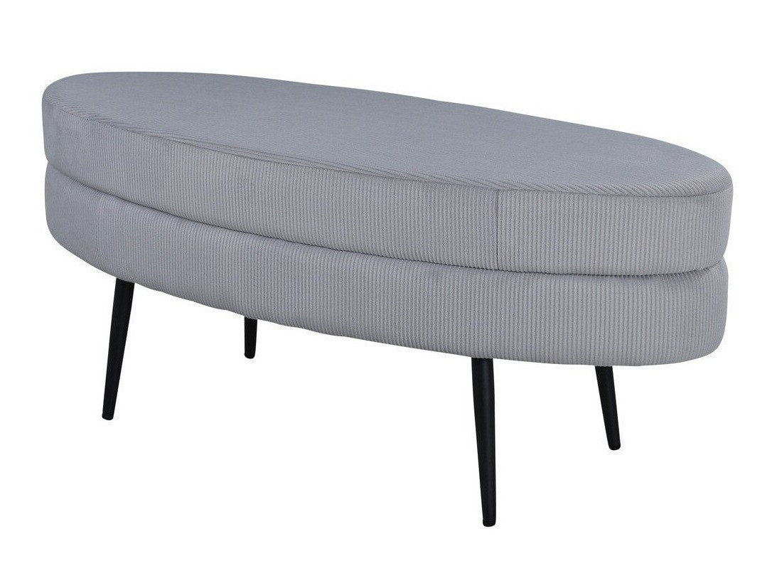 Banc rembourré Dallas 2920 (Gris + Noir)