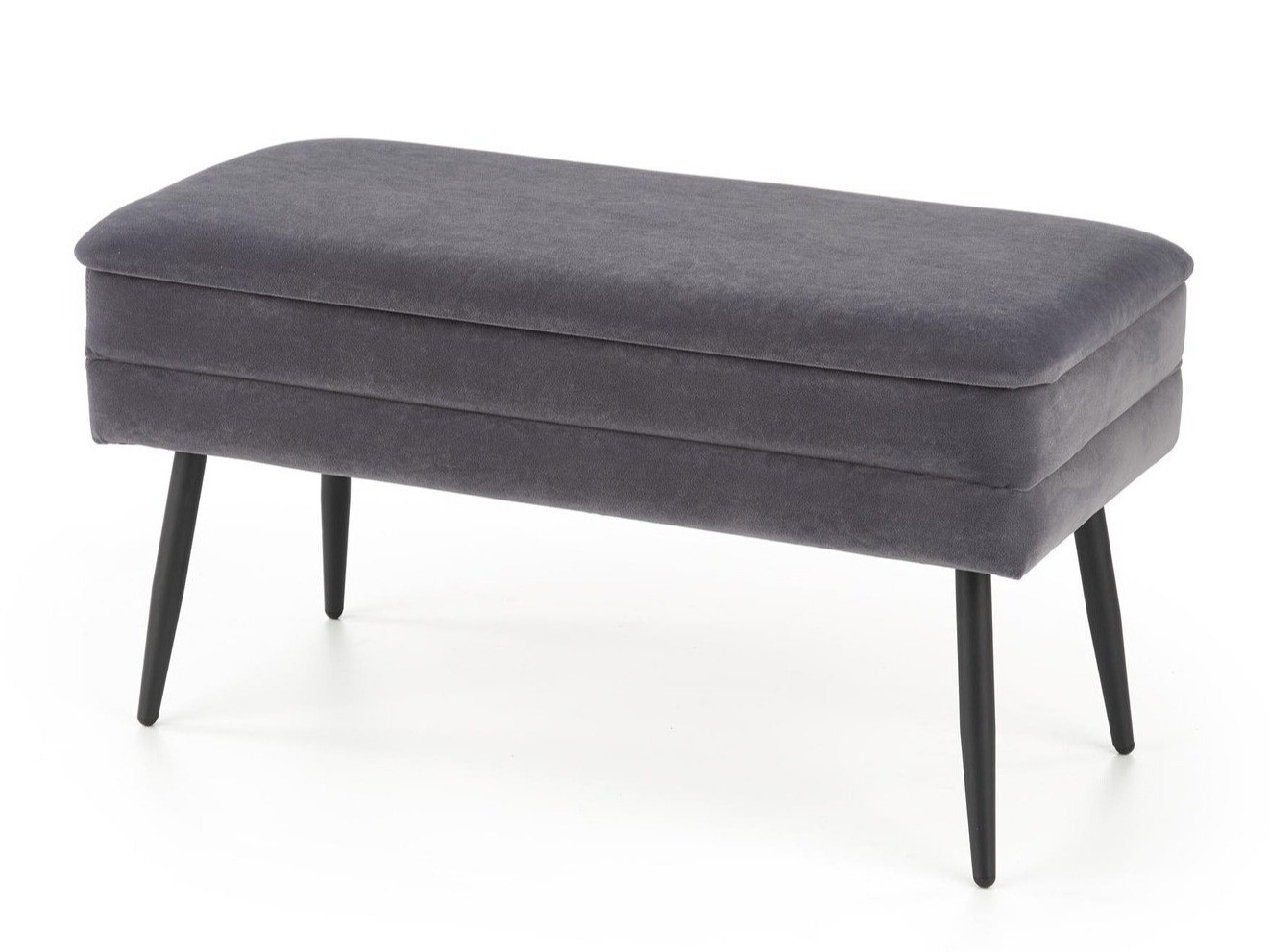 Banc rembourré Houston 1255 (Gris + Noir)