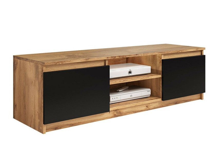 Meuble TV Sarasota 139 (Chêne wotan + Graphite)