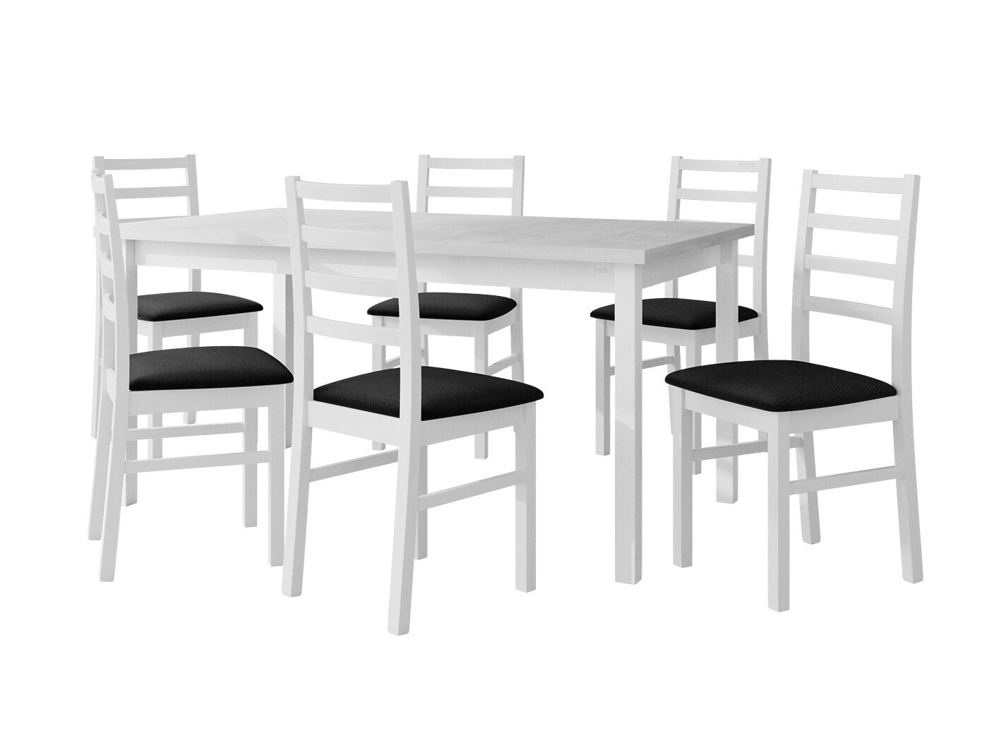 Salle à manger complète Victorville 261 (Blanc)