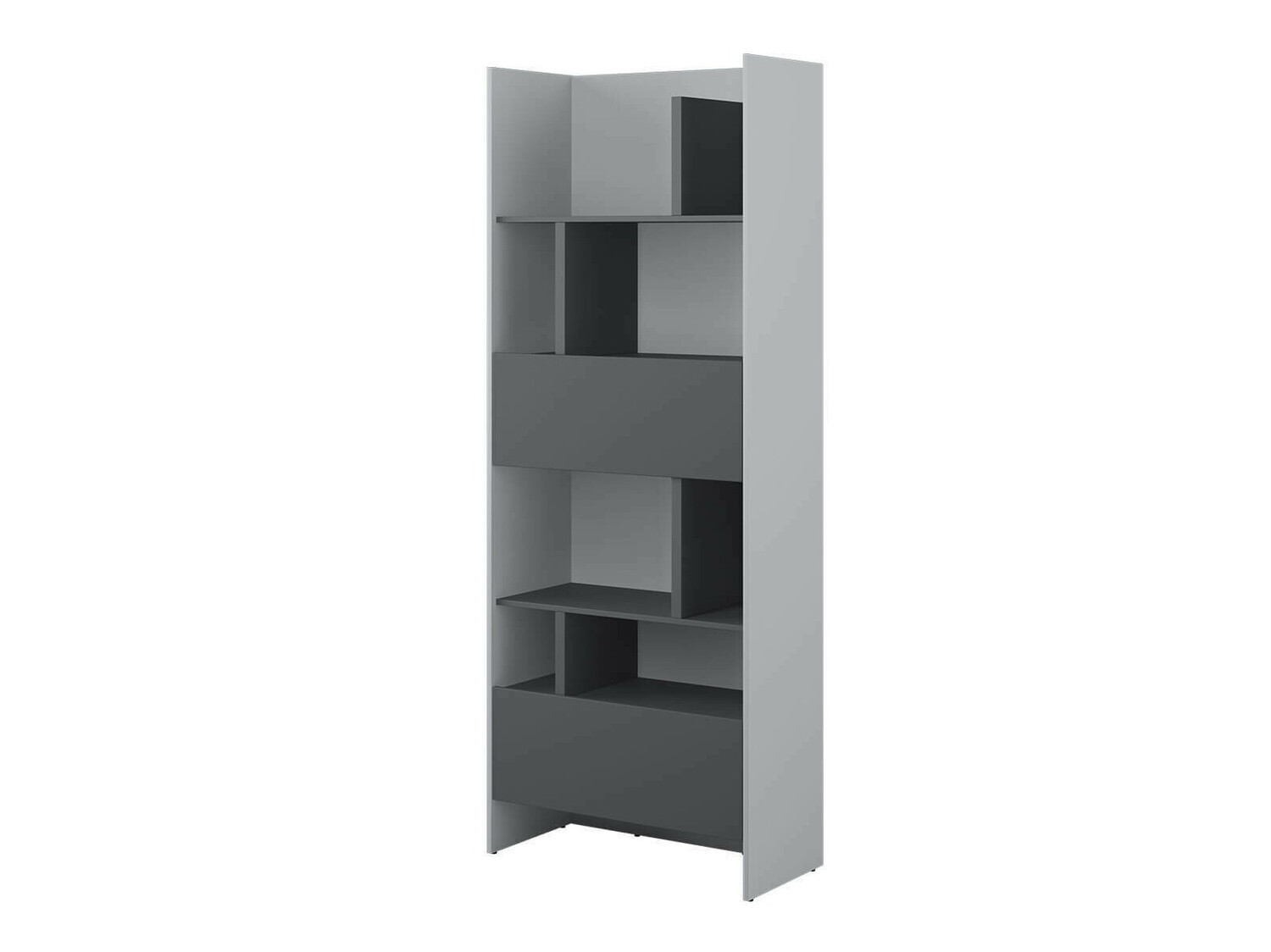 Étagère Concept Lenart V (Gris + Graphite)