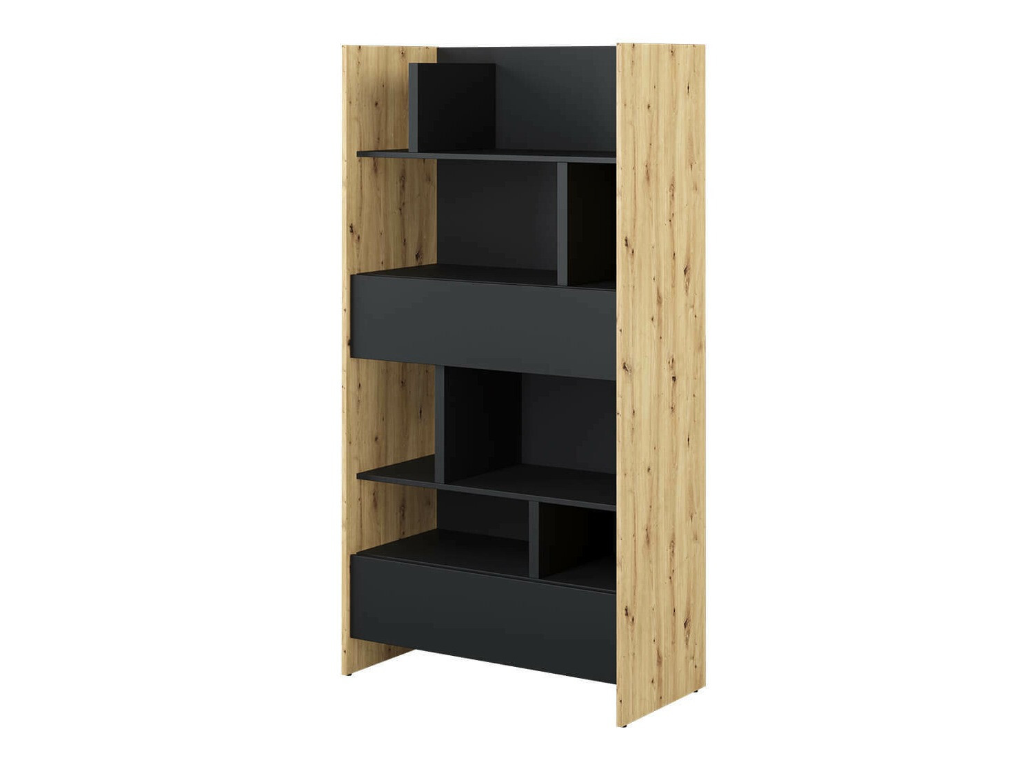 Étagère Concept Lenart XI (Chêne Artisan + Noir)