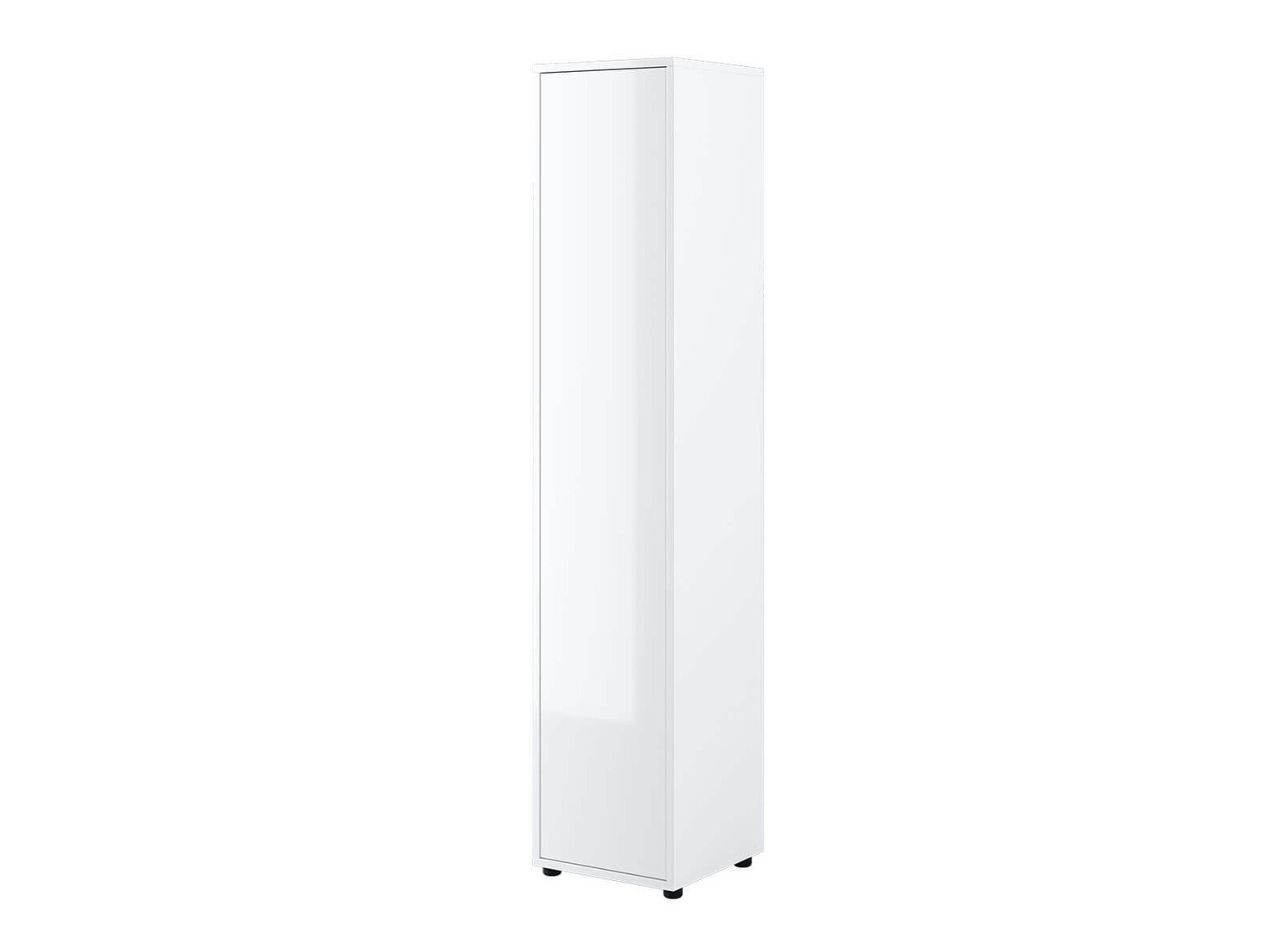 Étagère Concept Pro Lenart IV (Blanc + Blanc brillant)